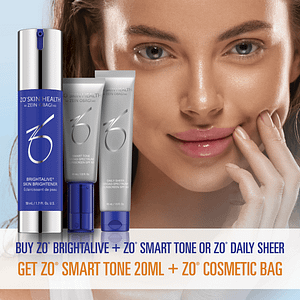 ZO Skin Health Kjøp Brightalive og Smart Tone eller Daily Sheer. Få Smart Tone 20 ml.