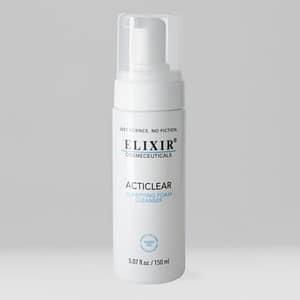 Elixir Acticlear Foam Cleanser.