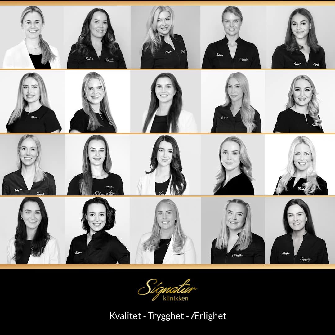 Ansattoversikt behandlere JAN26 Signaturklinikken